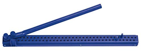 AUSONIA - 47241 PLAQUE CINTREUSE COUDEUSE POUR FER À ÉTRIER, AVEC AIGUILLONS, TREMPÉE DANS LES ZONES QUI S’USENT LE PLUS, PEINTE AVEC REVÊTEMENT ÉPOXYDE. DIAMÈTRE MAXIMUM 10/12 MM