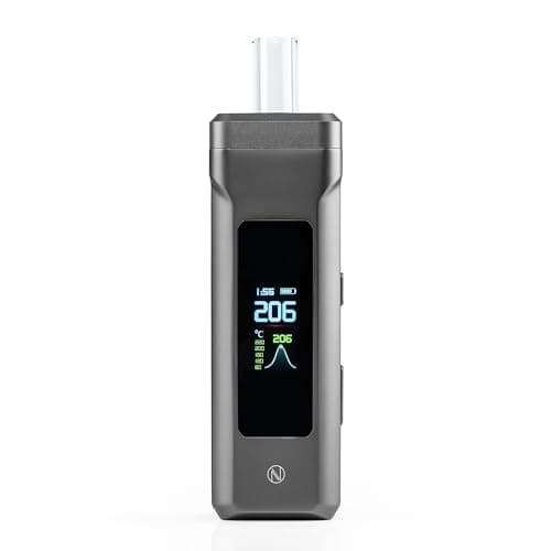 Nebula Titan Premium Vaporizer Vaporisateur D'Herbe Sèche Loose Leaf | Écran TFT | Vapeur D'Herbes Sèches À Chauffage Céramique | Température Ajustable 0°-230°C | Sans Nicotine