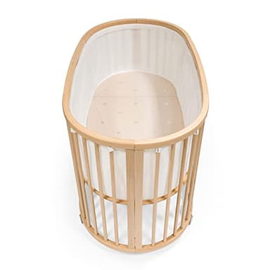 Stokke Sleepi revêtement en Maille V3, Blanc - Maille 3D Respirante pour Un Sommeil en Toute sécurité - Compatible avec Le lit Sleepi - Lavable en Machine