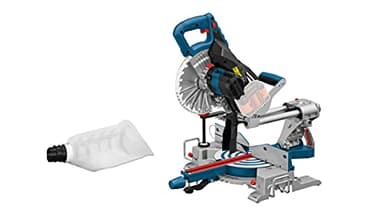 Bosch Professional 18V System Scie à Onglets Radiale sans-fil GCM 18V-216 (Diamètre de Lame : 216 mm, sans Batterie/Chargeur, Boite Carton), Noir, Seul