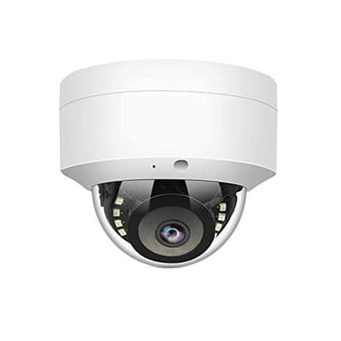 WiTi Caméra IP PoE 5 MP, caméra de Surveillance dôme de sécurité avec Microphone Audio, Objectif Grand Angle 2,8 mm, détection de Mouvement,métal Massif IP66(Pas PTZ)