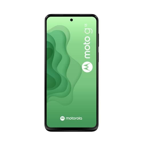 Motorola G13 Smartphone débloqué Noir, 4 Go RAM 128 Go, écran 6,5 Pouces, Triple capteur Photo, autonomie Longue durée 5000 mAh, Déverrouillage par Reconnaissance faciale (Reconditionné)