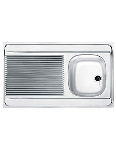FRANKE - Evier monocuve inox MAN711-1000 avec égouttoir 1000x600cm à poser - FRANKE - 013939