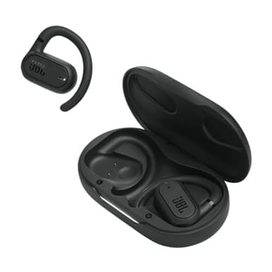 JBL Soundgear Sense, Écouteurs sans fil à conduction aérienne, technologie JBL OpenSound, indice de protection IP54, jusqu'à 24h d'autonomie, noir