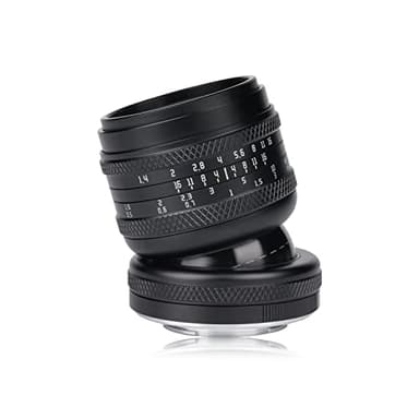 AstrHori 50mm F1.4 Objectif à Grande Ouverture Manuel Plein Format Lentille inclinable 2 en 1 Compatible avec Les appareils Photo sans Miroir Canon RF-Mount EOS RP,EOS R5,EOS R6,EOS R3,EOS R,etc.
