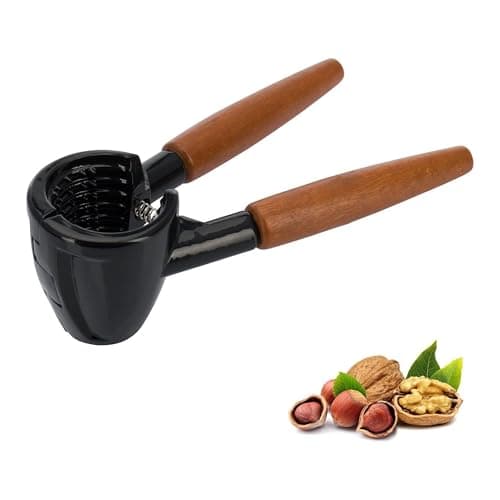 Westmark Pince à Champagne et Casse-noix , Bois/Aluminium moulé sous pression, Longueur : 16,8 cm, Sieger Nussprofi Deluxe, Brun/noir, 3326220