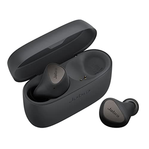 Jabra Elite 4 - Écouteurs sans Fil Bluetooth à réduction de Bruit Active - Discrets et Confortables, Lecture Tap Spotify, Google Fast Pair, Microsoft Swift Pair et Bluetooth Multipoint - Gris foncé