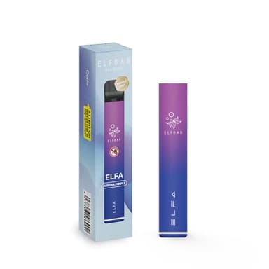 Puff rechargeable ELFA ElfBar - Batterie uniquement Aurora Purple
