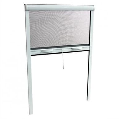 Moustiquaire Enroulable pour fenêtre ALU H.170 x L.160 cm, Coloris Blanc