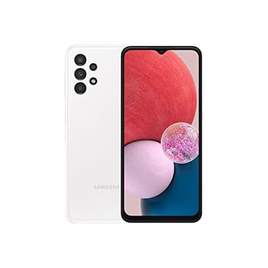 Samsung Galaxy A13 Handy SIM Free Smartphone 6,6 Zoll Infinity-V Display, 4GB RAM, 64GB Speicher, 5000mAh Akku, Weiß, Android 12