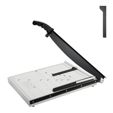 VEVOR Massicot A3 Coupe Papier Capacité 15 Feuilles à la Fois Guillotine Papier Largeur de Coupe 45,7 cm Massicot Cisaille avec Dispositif de Sécurité Coupe Précise pour Bureau Imprimerie École Studio