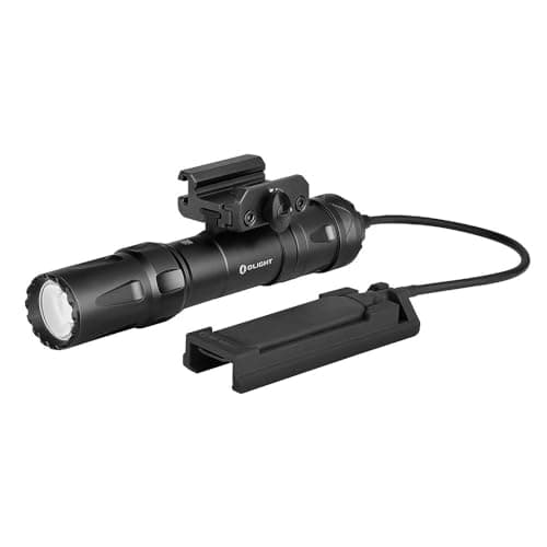 OLIGHT Odin Lampe Tactique Puissante Charguer Aimanté Fonction de Verrouillage Ultra-rapide 2000 LM 300M Compatible avec M-LOK, Picatinny et KeyMod pour Chasse,Recherche