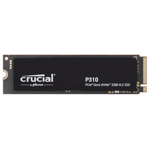 Crucial P310 SSD 2To PCIe Gen4 NVMe M.2 2280 Interne Gaming, jusqu’à 7.100 Mo/s, Compatible avec Ordinateur Portable et de Bureau, Disque Dur SSD - CT2000P310SSD801