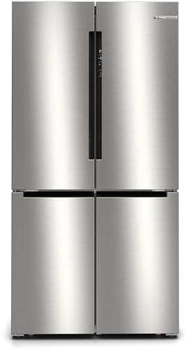 Bosch KFN96VPEA, Série 4 Réfrigérateur multi-portes congélateur en bas, 605 L, 183 x 91 (H x L), Inox anti trace de doigts