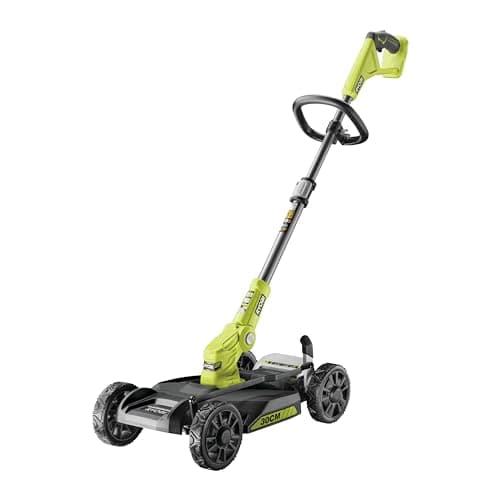 RYOBI Tondeuse/Coupe-Bordures Compacte sans Fil 18V One+ RY18LMC30A-0 – Coupe 30 cm, Bac 30L, Réglage Centralisé, Ultra Légère et Maniable – Batterie Non Incluse