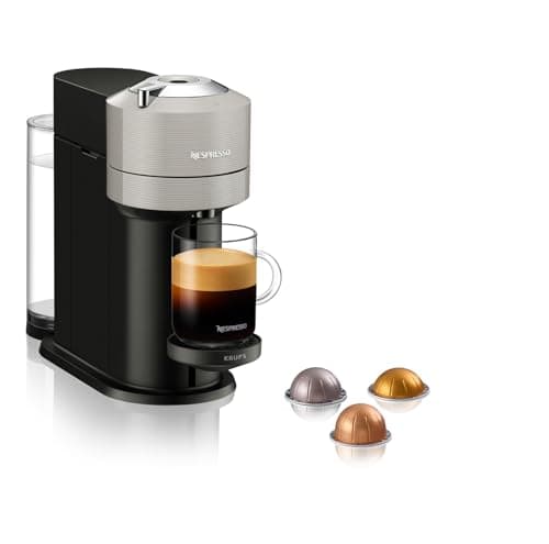 Nespresso Machine à Café Krups Vertuo Next Gris Clair Cafetière YY4298FD