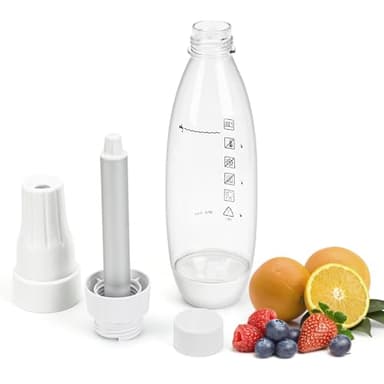 Appareil à gazéifier 1L,Siphon portable,Machine réutilisable pour boissons gazeuses,Appareil à gazéifier PET pour jus de fruits faits maison,Mojitos,Cocktails,Boissons
