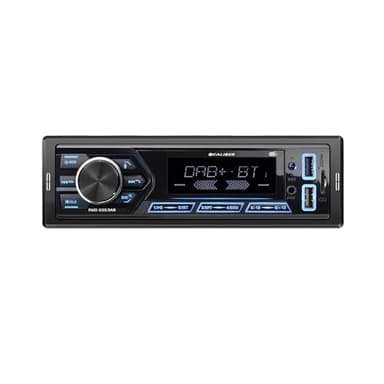 Caliber Autoradio Bluetooth 1DIN, DAB+/FM Tuner, 4x55W, USB/Micro SD, Charge 2.1A, Aux-in, Mains Libres, Sortie RCA, Antenne DAB+, MP3/WMA/APE/FLAC/AAC