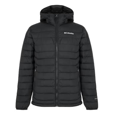 Columbia Homme Powder Lite 2 Hooded Jacket Doudoune À Capuche, Noir, L EU