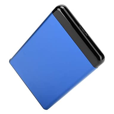 Duro Externo 4 TB, Disques Durs sans Fil Har Externe Portable 4 TB, Boîtier de Disque Dur Mobile USB3.0 Portable 2,5 Pouces S/HDD SATA Boîtier en Alliage D'aluminium 4 TB Bleu (Bleu)