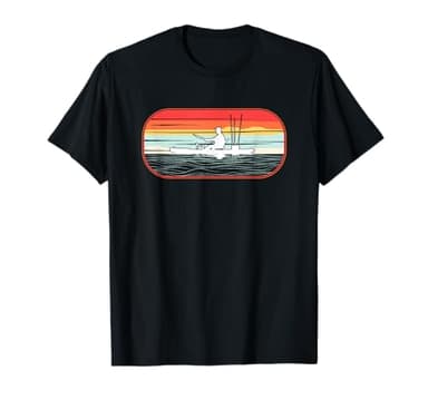 Pecher En Kayak Pecheur Kayak Peche Pedale T-Shirt