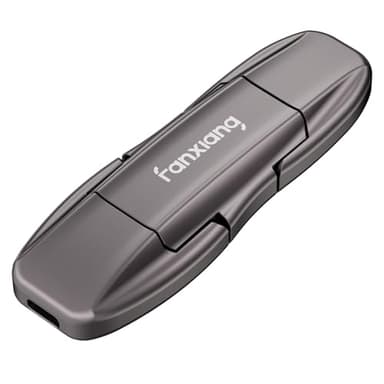 fanxiang 512GB SSD Externe Type C + USB A 3.2 Gen2 - SSD Portable et Clé USB sans Câbles Jusqu'à 1050Mo/s - Mémoire Stick pour PC, Ordinateur Portable, Laptop, Xbox, PS5 etc - FF952