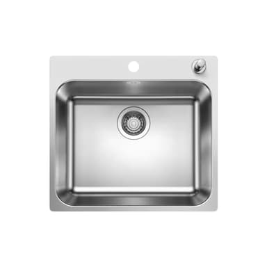 Blanco 526355 Supra 500-IF/A Évier de Cuisine Inoxydable, Acier brossé, 60 cm Unterschrank