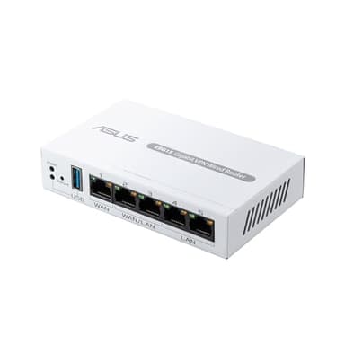 ASUS ExpertWiFi EBG15, routeur Filaire Gigabit VPN, jusqu'à 3 Ports WAN ethernet + 1 USB WAN, prévention des intrusions IPS, Pare-feu de Couche 7, sécurité réseau de Grade Commercial
