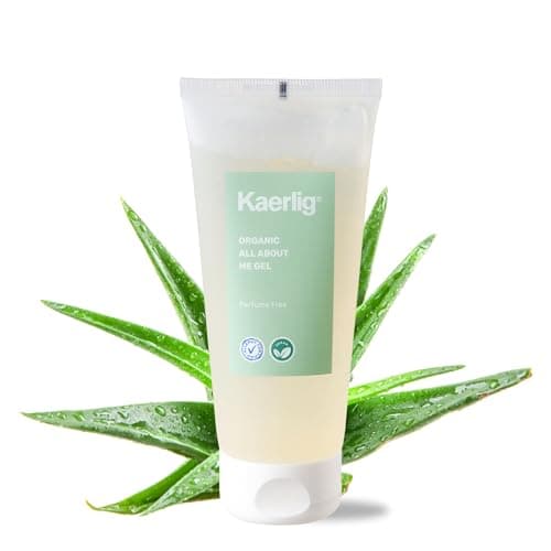 Kaerlig Lubrifiant Intime a l'eau - Gel Lubrifiant à Base d'Eau - 200 ml - Sûr avec Préservatifs et Sans Parfum - Crème Lubrifiante pour les Deux - Intime Sensible
