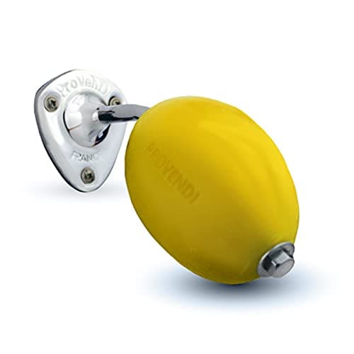 Provendi Savon Jaune Rotatif avec Porte Savon à Vis - Ecrou