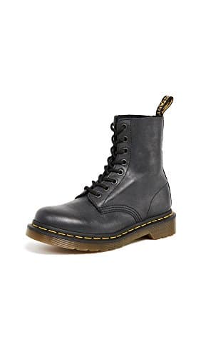 Dr. Martens Femme Pascal Boots, Noir (Black Virginia), 38 EU
