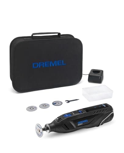 Dremel 8260 Outil rotatif sans fil, batterie Lithium-Ion 12V 3Ah - Outil multifonction avec 5 accessoires, moteur sans charbon, régulation électronique, vitesse variable 5.000-30.000 tr/min