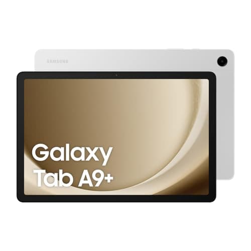 Samsung Galaxy Tab A9+ Tablette Android, 64 Go de Stockage, Grand écran de 11", Wifi, Son 3D, Argent (version FR)