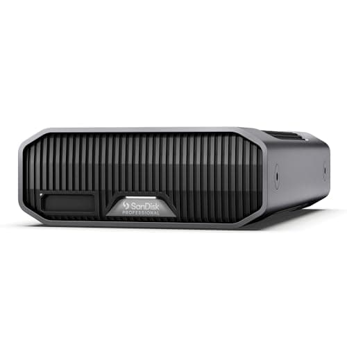 SanDisk Professional 8 to G-Drive Project, avec Fente SSD Mag Pro-Blade, Thunderbolt 3, USB (10 Gbit/s), Disque Dur de Classe Entreprise 7 200 Tours/Minute, Vitesse de Lecture jusqu'à 250 Mo/s