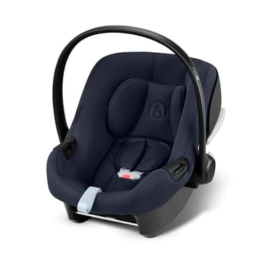 CYBEX Coque Aton B2 i-Size avec Base One, De la naissance à environ 24 mois, Max. 13 kg, Base Isofix et Coussin Réducteur pour Nouveau-né inclus, Compatible SensorSafe, Bay Blue