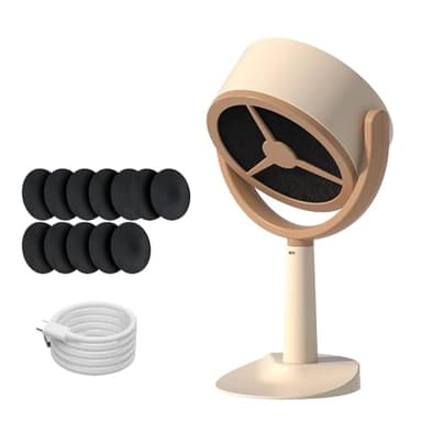 Joselin Nettoyeur de fumée portable, filtre de fumée portable, pour fumer à l'intérieur, mini ventilateur de cuisine intérieure, hotte aspirante portable