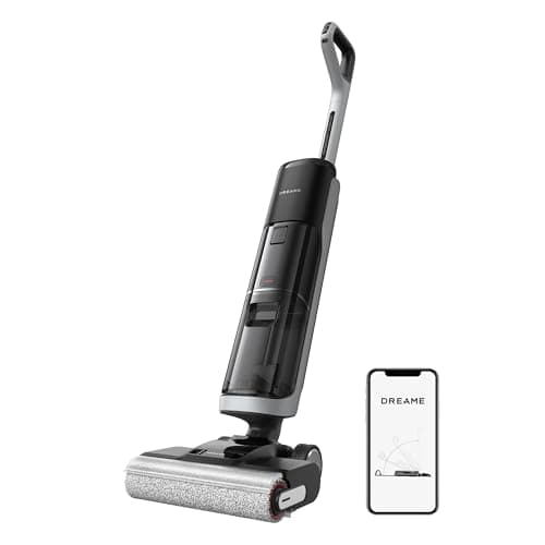 dreame H14 Pro Aspirateur Laveur Sec Et Humide, Design Plat à 180°, Nettoyage de la Brosse à 60 °C, Séchage en 5min, Distribution Automatique de la Solution, Contrôle par Application, 18 kPa
