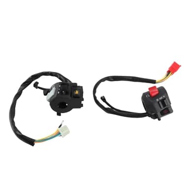 commodo moto,Clignotant Moto Led,Comando Start Manubrio Moto,Comodo Moto Universel,Interrupteur De Guidon De Moto,2 X Universal 22 Mm 7/8 '' Moto Guidon Klaxon Clignotant Commutateur De Commande De Lu