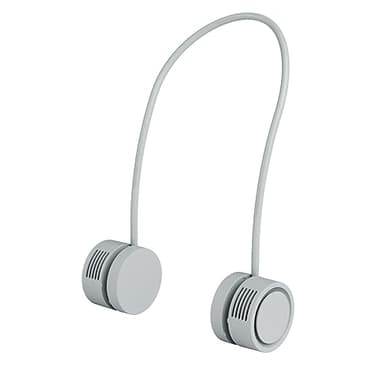 Chesoon Ventilateur de cou à Suspendre Rechargeable léger Design de poche Rotatif à 360° Aérations de Sécurité pour Cheveux Llongs Huile Essentielle ajoutable Couleur vert