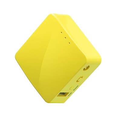 GL.iNet GL-MT300N-V2(Mango) Mini routeur WiFi VPN de Poche sans Fil Portable de Voyage - Point d'accès/Extender/WDS | OuvrirWrt | 2 Ports Ethernet | VPN OpenVPN/Wireguard | USB 2.0 | 128 Mo de RAM