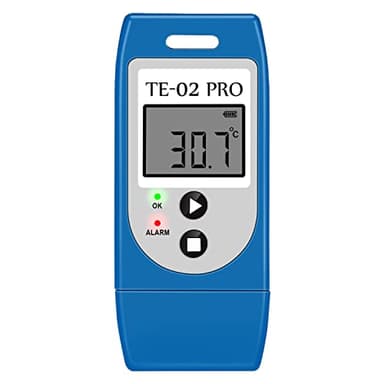 ThermElc Enregistreur de Température USB avec Rapports CSV et PDF, Compare les Données Multi-appareils, avec Certificat d'étalonnage-Data Logger Conforme à la norme 21CFR Partie 11