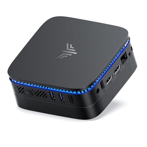 NiPoGi AK1 Plus Mini PC Ιntel Alder Lake-N N100 (jusqu'à 3.4GHz) 12Go LPDDR5 4800MHz/256Go M.2 SSD,Ordinateur de Bureau,Tour PC 4K@60HZ HD Dual Display,TDP 15W,WiFi 2.4G/5G, RJ45,BT4.2,VESA