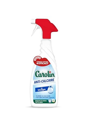 Carolin Pistolet Nettoyant Anti-Calcaire Vinaigre Naturel 650 ml