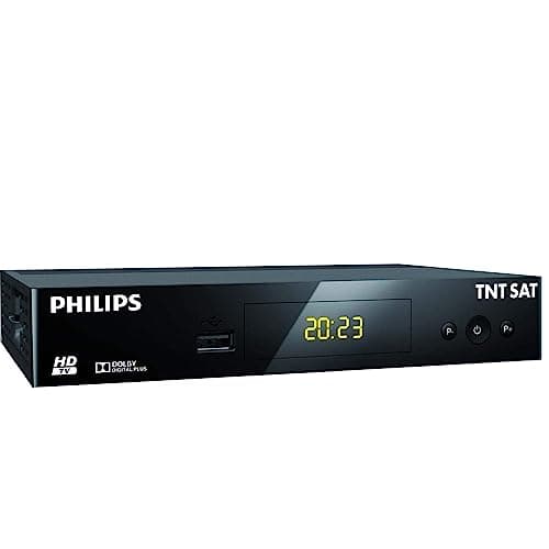 LEYF TNTSAT Decodeur TNT Satellite Recepteur Dsr 3231t - HD Astra (19,2°) / USB/HDMI / MPEG4 / Full HD / 1080P (Carte Non Incluse !)