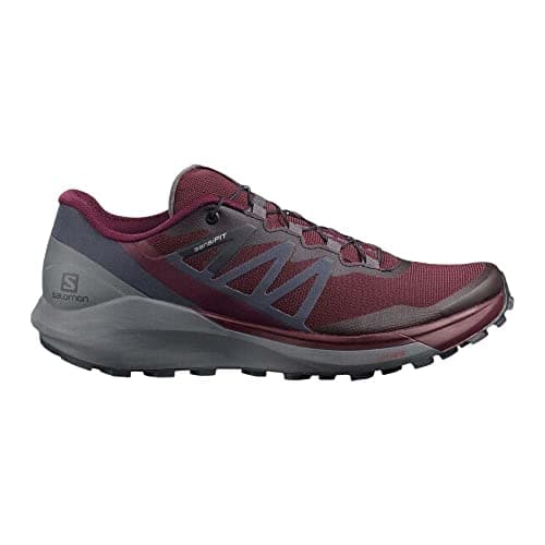 Salomon Femme Sense Ride Chaussures de randonnée, Sense Ride 4 Wine Tasting Quiet Shade Ebony, 38 2/3 EU