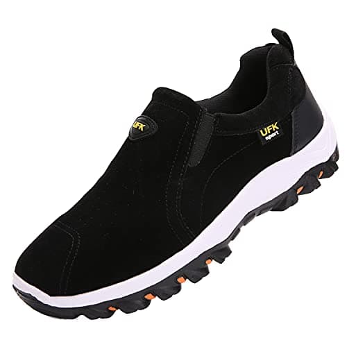 Sudychen Homme Slip on Chaussure Basket sans Lacets Chaussures de Course Sport Legere Sneakers Outdoor Running Fitness Gym