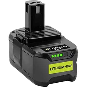 18V 5500mAh RB18L50 Remplacement Batterie pour ryobi 18V Batterie P108 RB18L25 RB18L13 RB18L50 RB18L40 avec indicateur LED