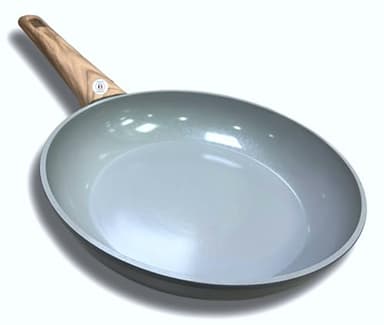 Cflagrant® Poêle Anti Adhésive SANS PFAS “Green Pearl“ Revêtement Céramique Tous Feux Dont induction (30CM)