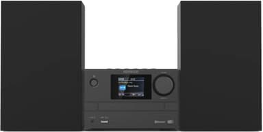 Kenwood M-525DAB Système Micro Hi-FI avec Lecteur CD, USB, Dab+ and Bluetooth Audio Streaming, Ecran Couleur 6.1 cm, Télécommande, Noir