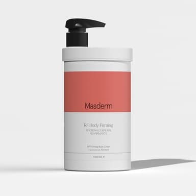 MASDERM | Gel-Crème Corps Ultrasons Raffermissant Radiofréquence | 1000 ml | Professionnel | Femme | Cavitation | Hydratant | Lumière LED | Abdominale, Ceinture et Ventre | Electrostimulateur